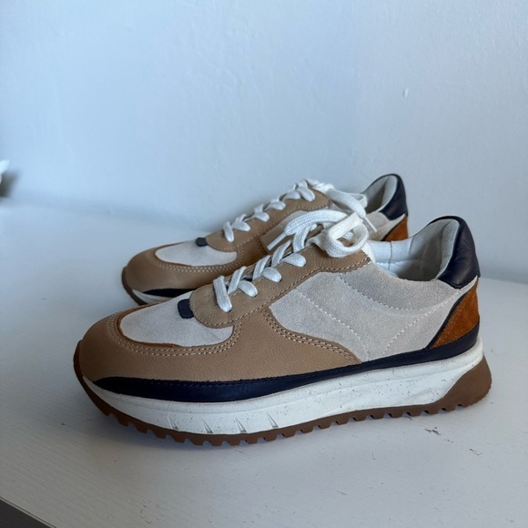 Madewell MWL Kickoff Trainers Sneakers Tan Suede Women’s 5.5 - Picture 2 of 12